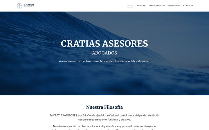Screenshot of cratias.es