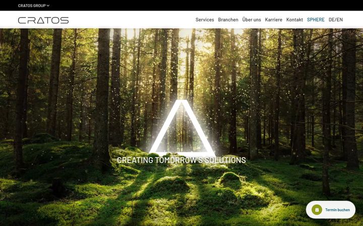Screenshot of cratos.de