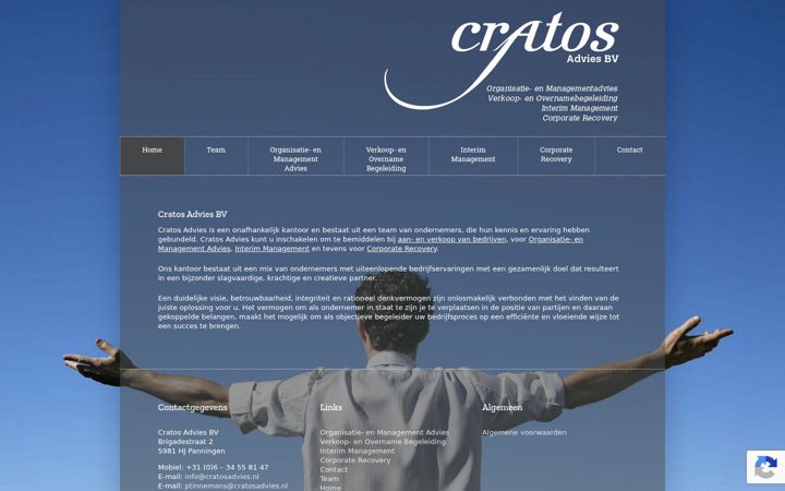 Screenshot of cratosadvies.nl