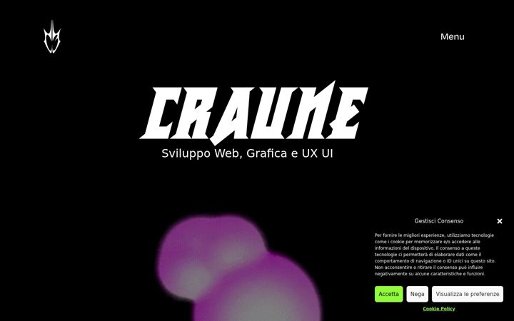 Screenshot of craune-design.com