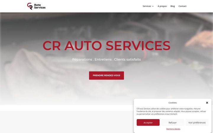 Screenshot of crautoservices.fr