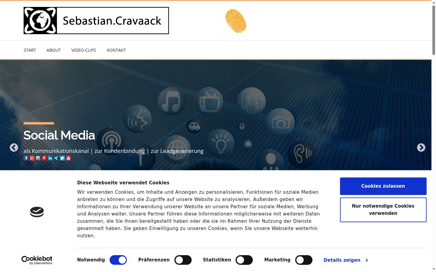Captură de ecran a bannerului de consimțământ afișat înainte de orice interacțiune