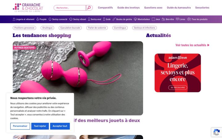 Screenshot of cravacheetchocolat.com