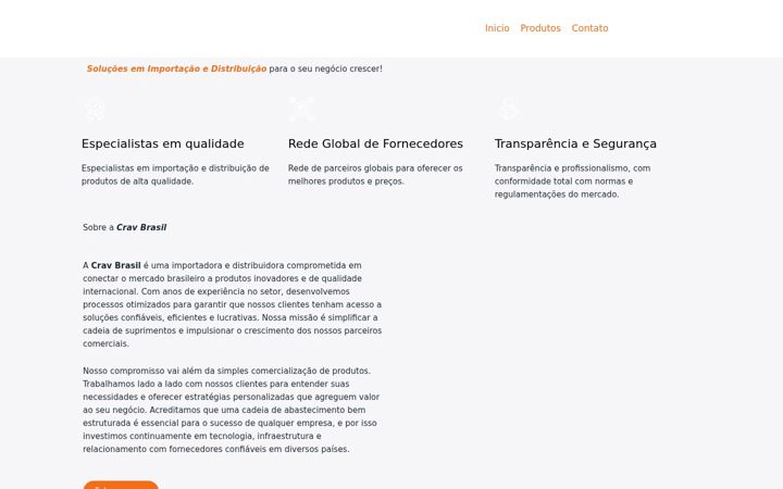 Screenshot of cravbrasil.com.br