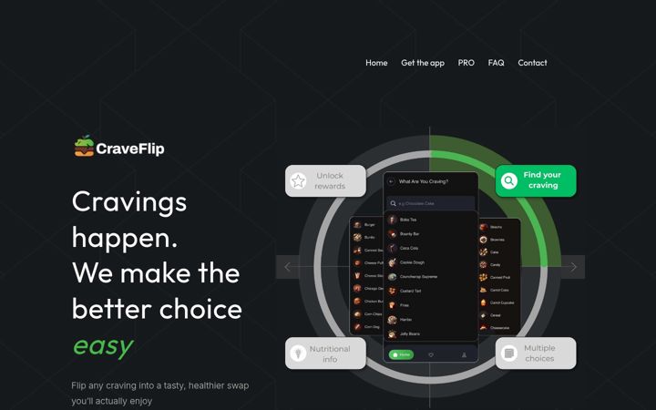 Screenshot of craveflip.com