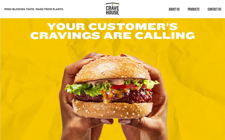 Screenshot of cravehousefoodservice.com