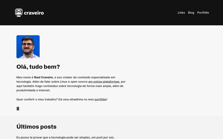 Snimka zaslona za craveiro.com.br
