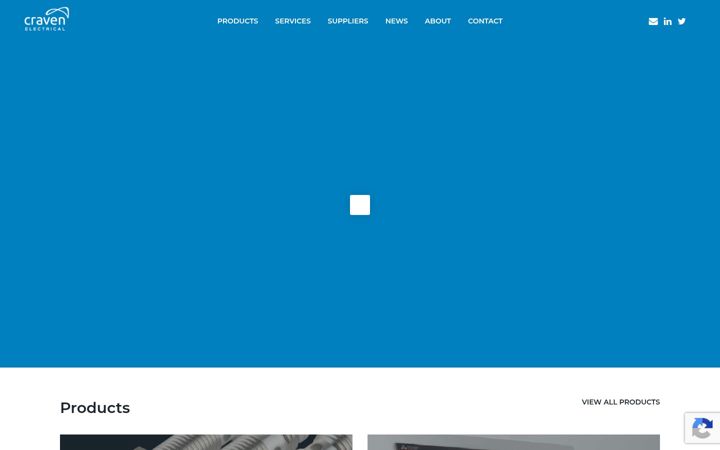 Screenshot of cravenelectrical.co.uk