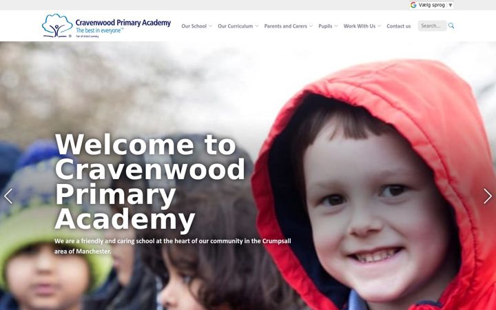 Екранна снимка на cravenwoodprimary.org.uk
