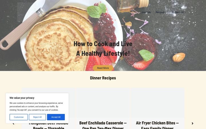 Screenshot of cravetocook.com