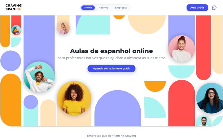 Screenshot of cravingspanish.com