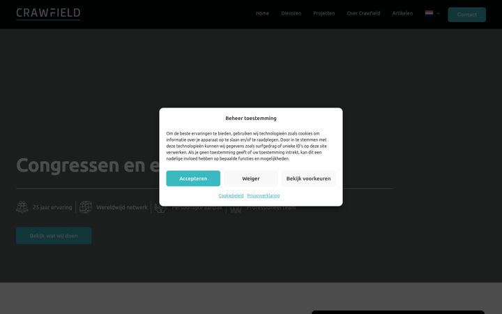 Screenshot of crawfield.nl