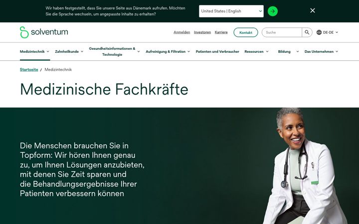 Screenshot of crawfordhealthcare.de