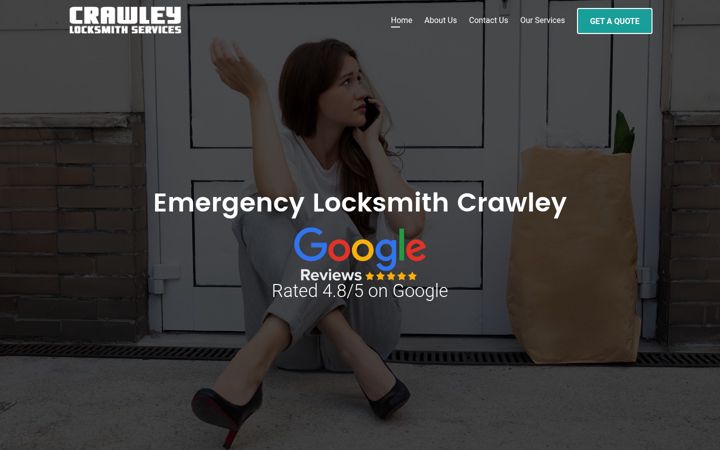 Zrzut ekranu crawleylocksmithservices.co.uk