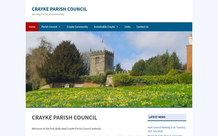Screenshot of craykepc.org.uk