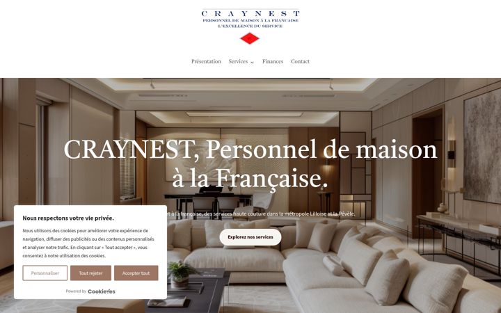 Screenshot of craynest-personneldemaison.com