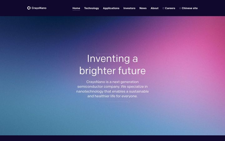 Screenshot of crayonano.com