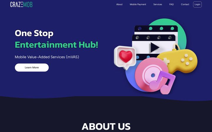 Екранна снимка на crazemob.com