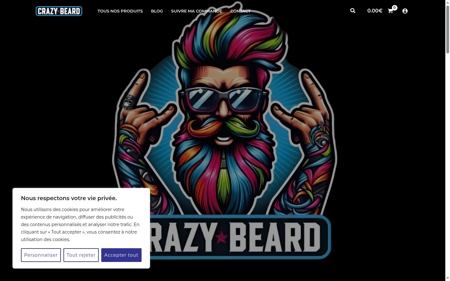 Screenshot van de toestemmingsbanner zoals getoond vóór enige interactie