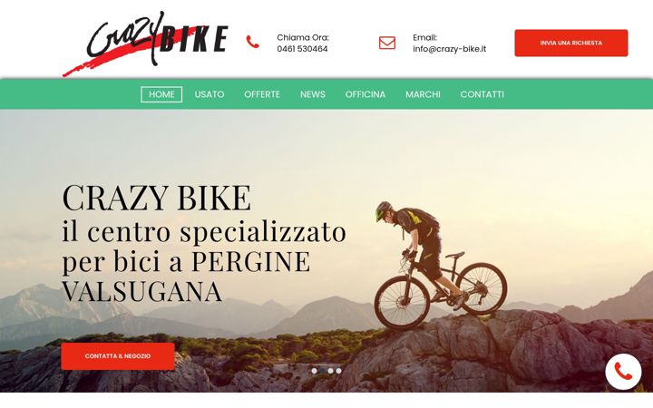 Screenshot of crazy-bike.it