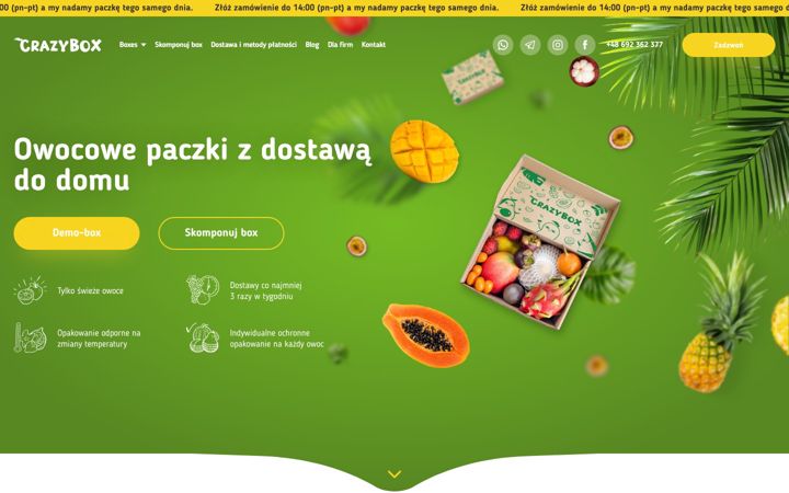 Screenshot of crazy-box.pl