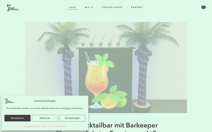 Screenshot of crazy-cocktails.de