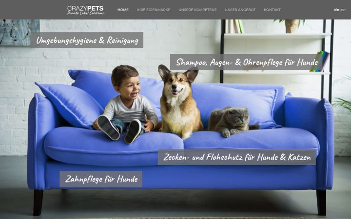 Screenshot of crazy-pets.com