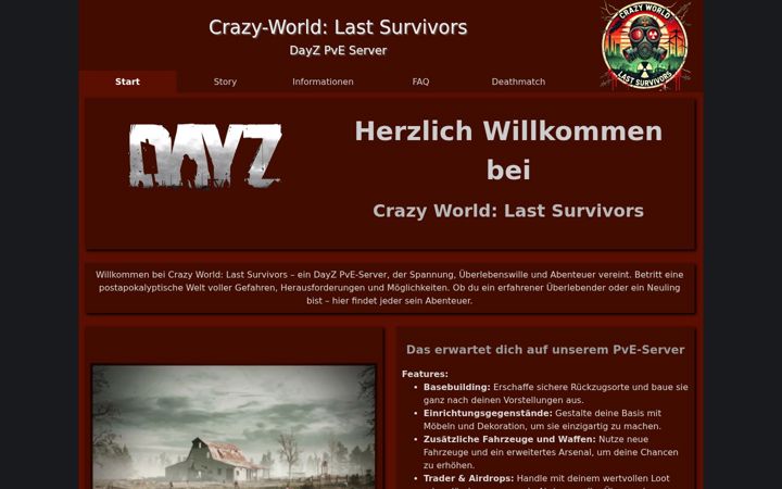 Screenshot van crazy-world.info