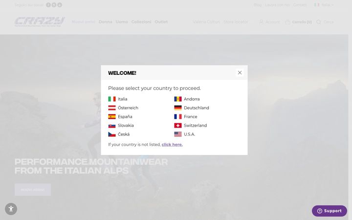 Screenshot of crazy.it