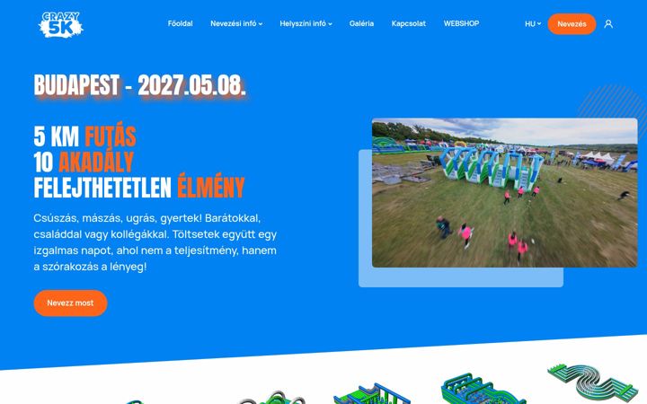 Screenshot of crazy5k-sprint.com