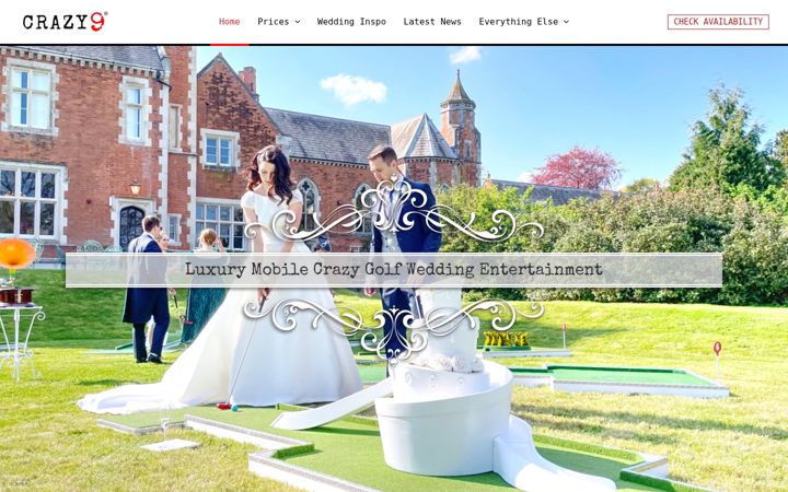 Screenshot of crazy9.co.uk