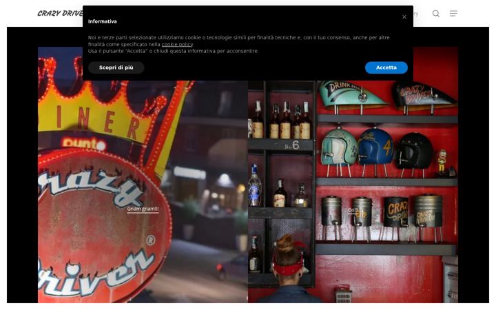 Screenshot of crazydriverdiner.it