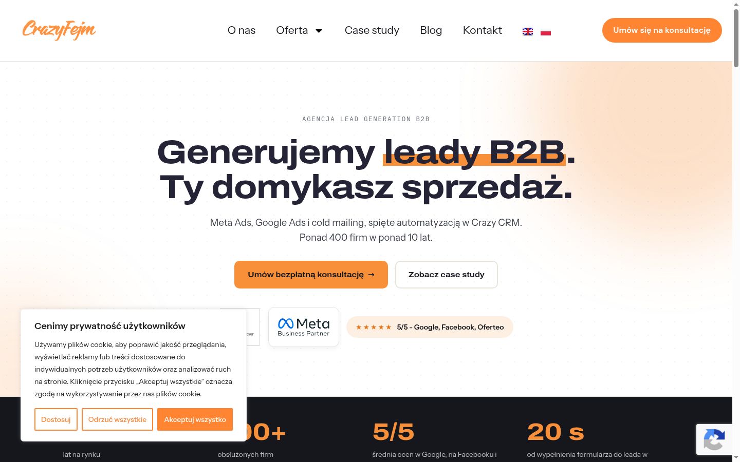 Sutikimo reklamjuostės, rodytos prieš bet kokią sąveiką, ekrano kopija
