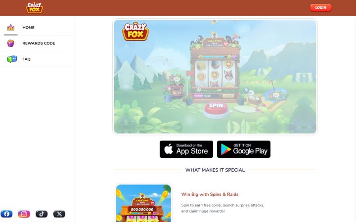 Screenshot of crazyfoxgame.com