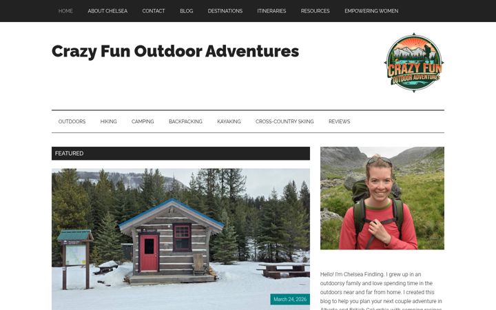 Screenshot of crazyfunoutdooradventures.com