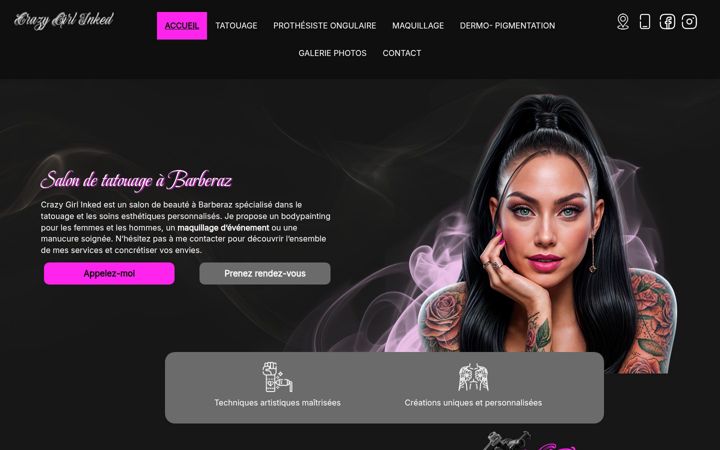 Zrzut ekranu crazygirlinked.fr