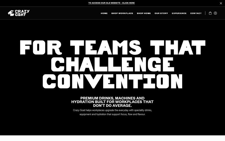 Screenshot of crazygoat.co