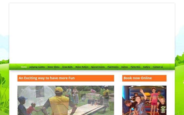 Skärmbild av crazyinflatables.co.za