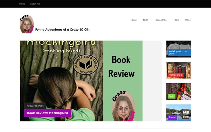 Screenshot of crazyjcgirl.com