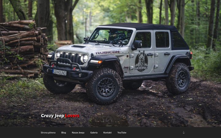 Screenshot of crazyjeeplovers.pl
