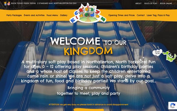 Screenshot of crazykingdom.co.uk