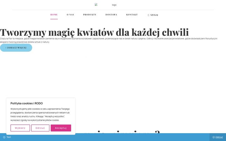Screenshot of crazylaflor.pl