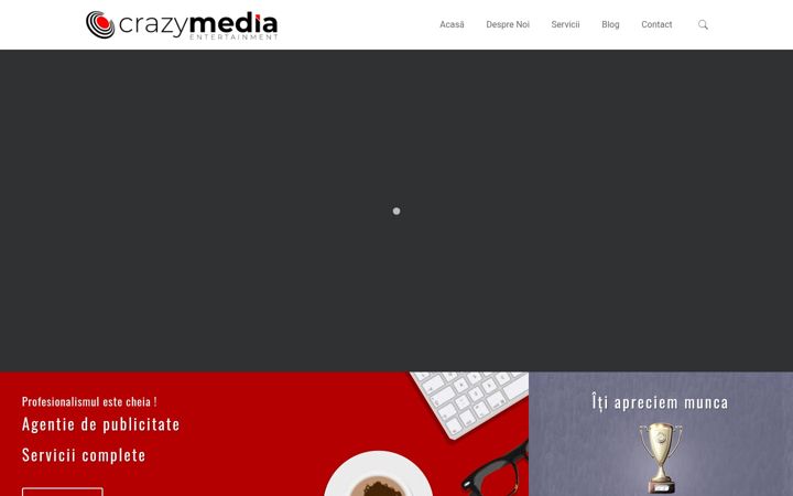 Screenshot of crazymedia.ro