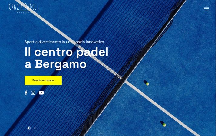 Screenshot ta' crazypadel.it