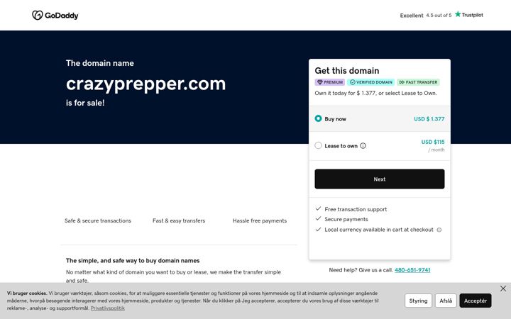 Screenshot of crazyprepper.com