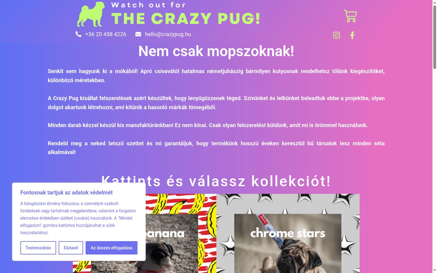 Screenshot του banner συγκατάθεσης που εμφανίστηκε πριν από οποιαδήποτε αλληλεπίδραση
