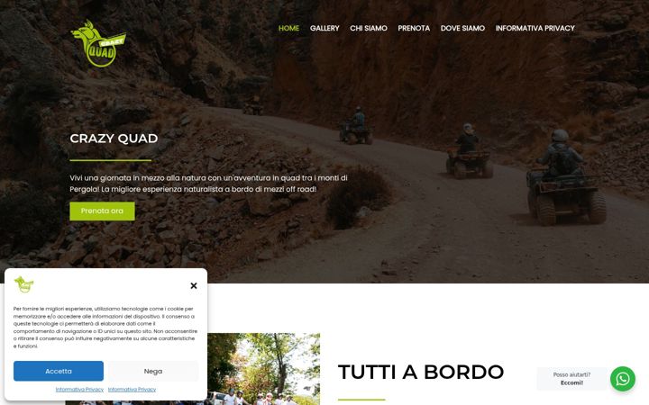 Screenshot of crazyquad.it