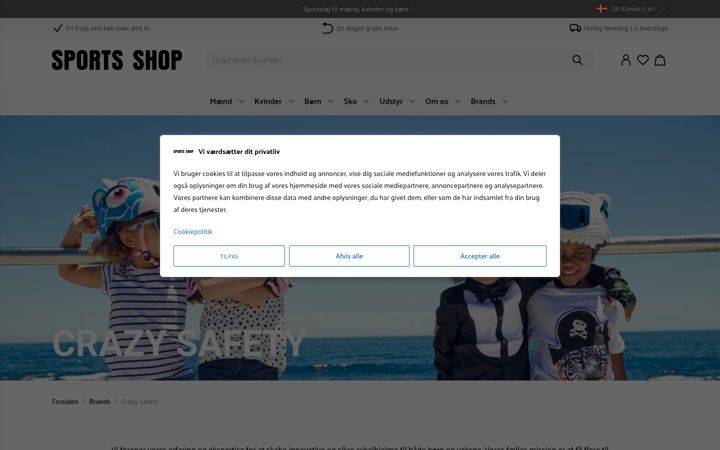 Screenshot of crazysafety.com