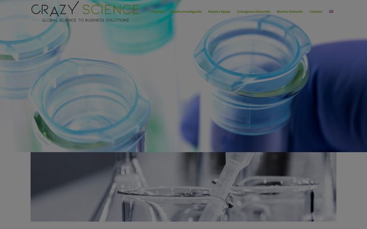 Screenshot of crazyscience.es