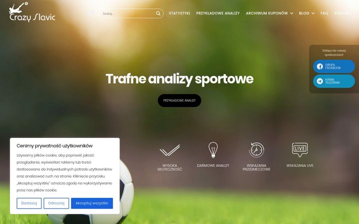 Screenshot of crazyslavic.com